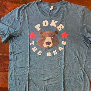 Poke The Bear Short Sleeve Tee - Blue